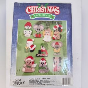 Good Shepherd Christmas Ornaments Kit - Red and White New Old Stock